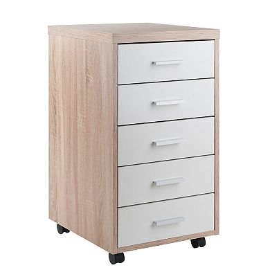 Winsome Kenner 3-Pc Modular Desk, 6 Drawer