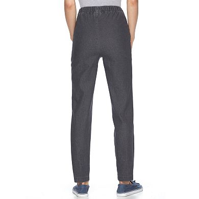 Petite Croft & Barrow® Comfort Waist Pull-On Tapered Pants