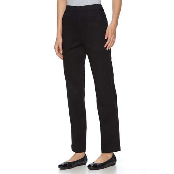 Petite Croft & Barrow® Comfort Waist Pull-On Tapered Pants