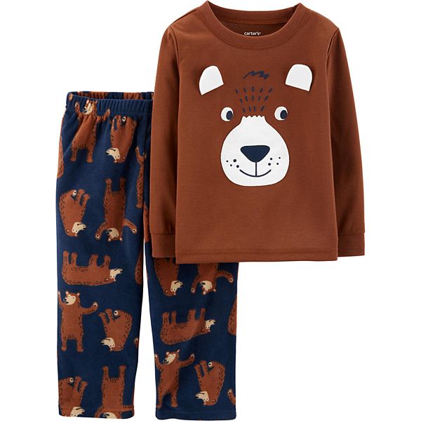 Toddler Boy Carter s 2 Piece Bear Fleece PJs