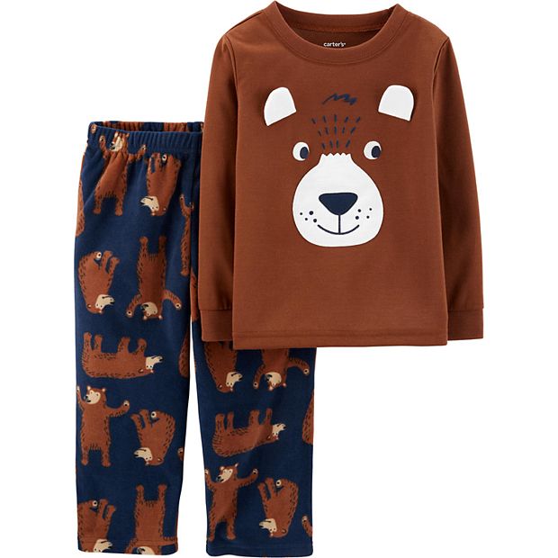 Carters fleece best sale pajamas 2 piece