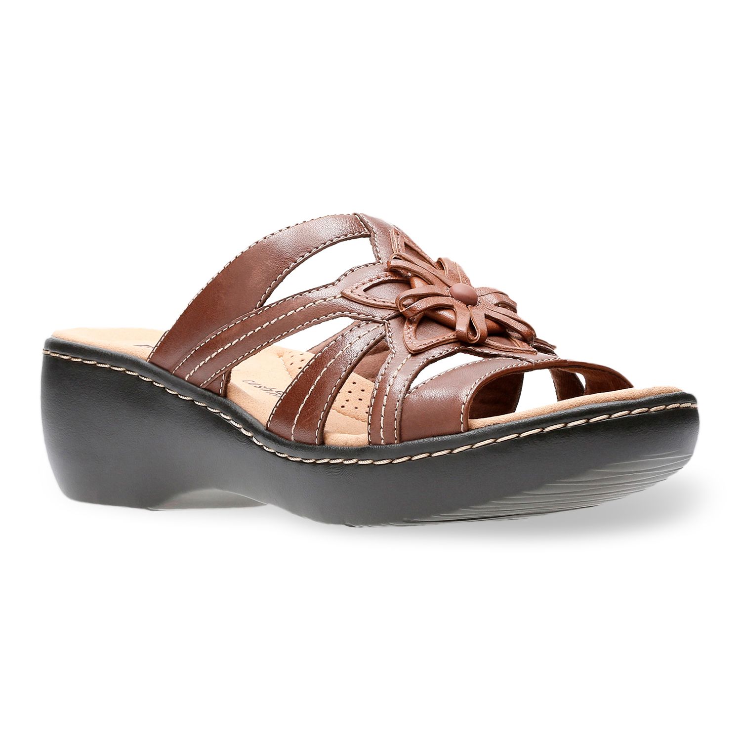 clarks delana venna wedge sandal