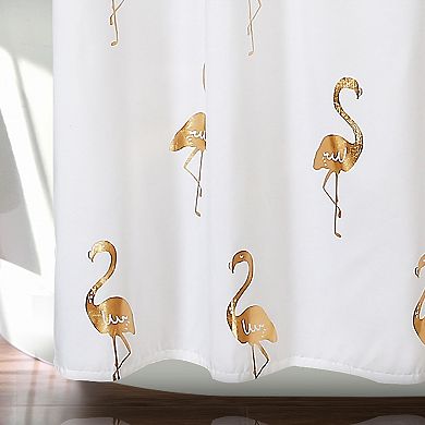 Lush Decor Flamingo Shower Curtain