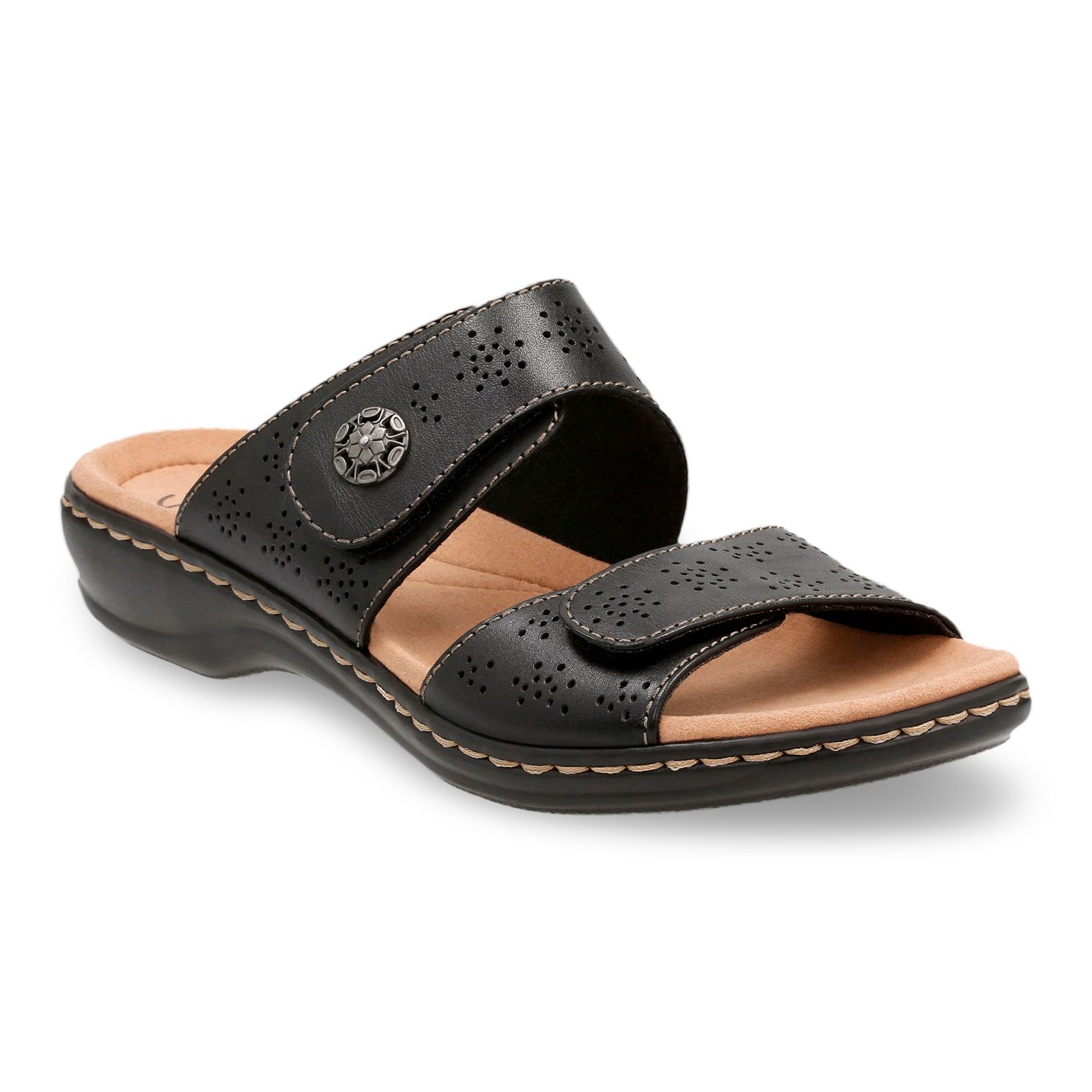 clarks slide sandals womens