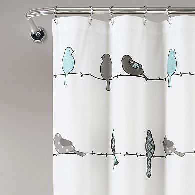Lush Decor Rowley Birds Shower Curtain