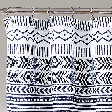 Lush Decor Hygge Geo Shower Curtain