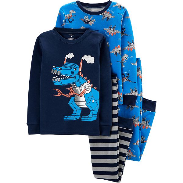 Boys 4-8 Carter's Dinosaur 4-Piece Pajama Set