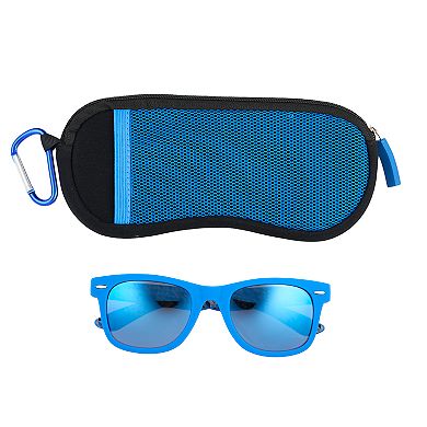 Boys 4-20 Pan Oceanic Blue Rimmed Sunglasses & Case