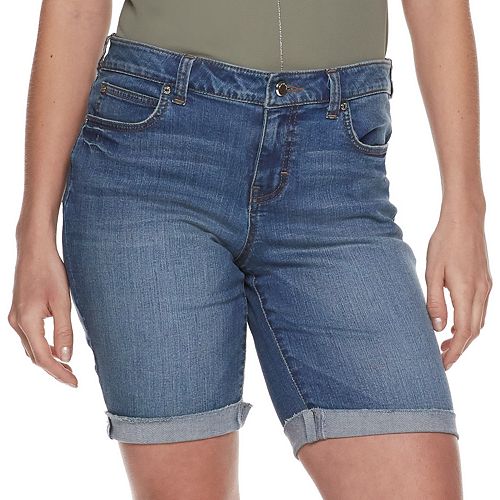 Women's Jennifer Lopez Rockin Bermuda Jean Shorts