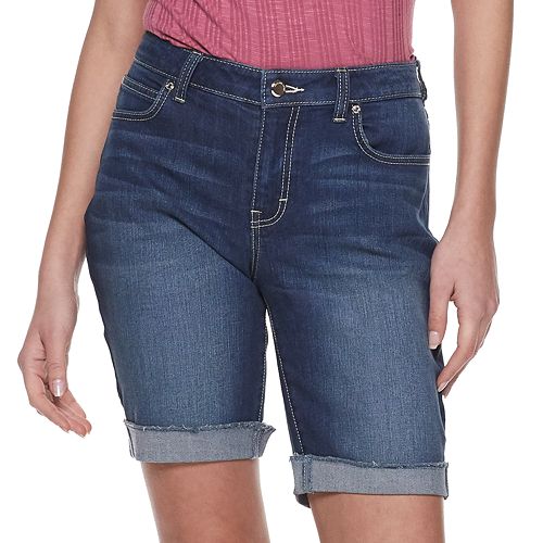 Women's Jennifer Lopez Rockin Bermuda Jean Shorts