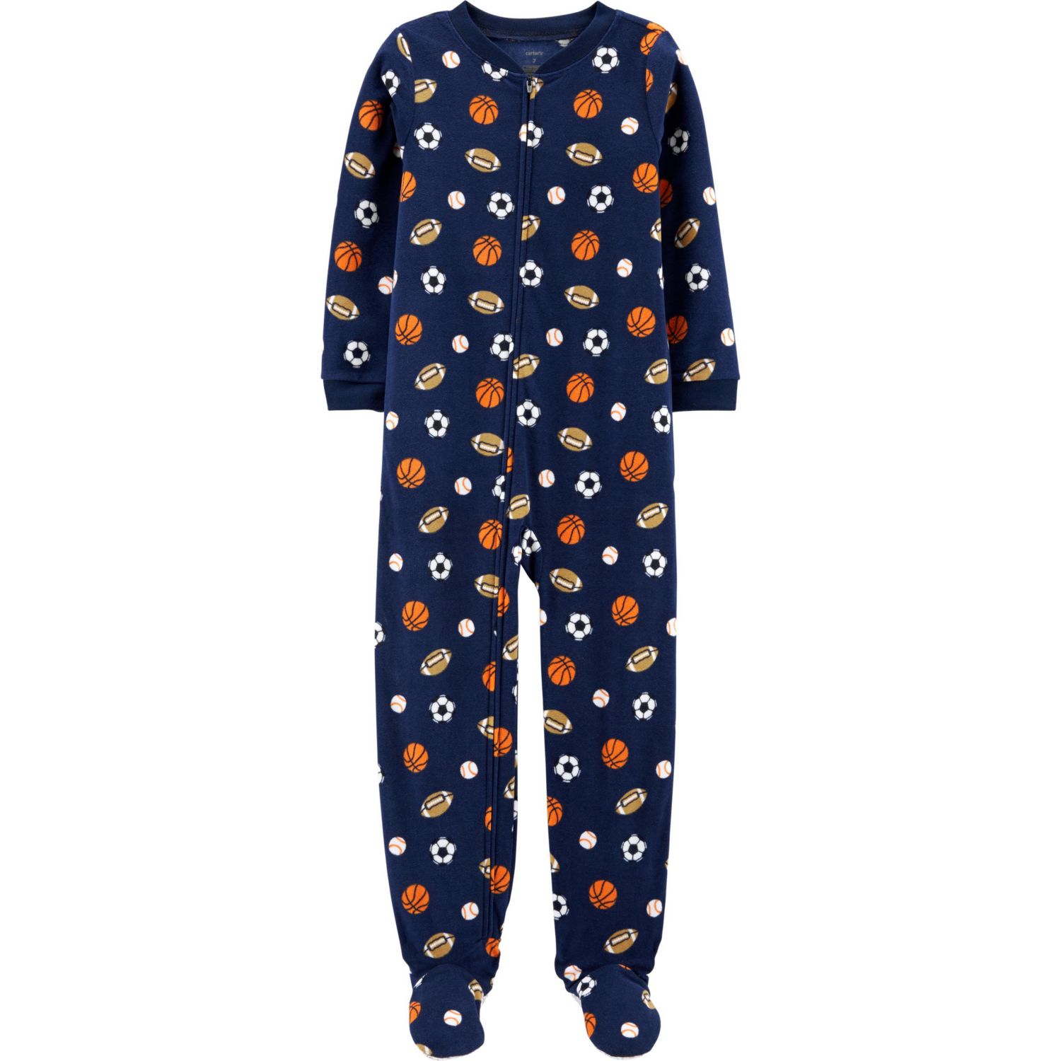 carters one piece fleece pajamas