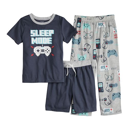 Boys 414 Carter's Printed 3Pajama Set