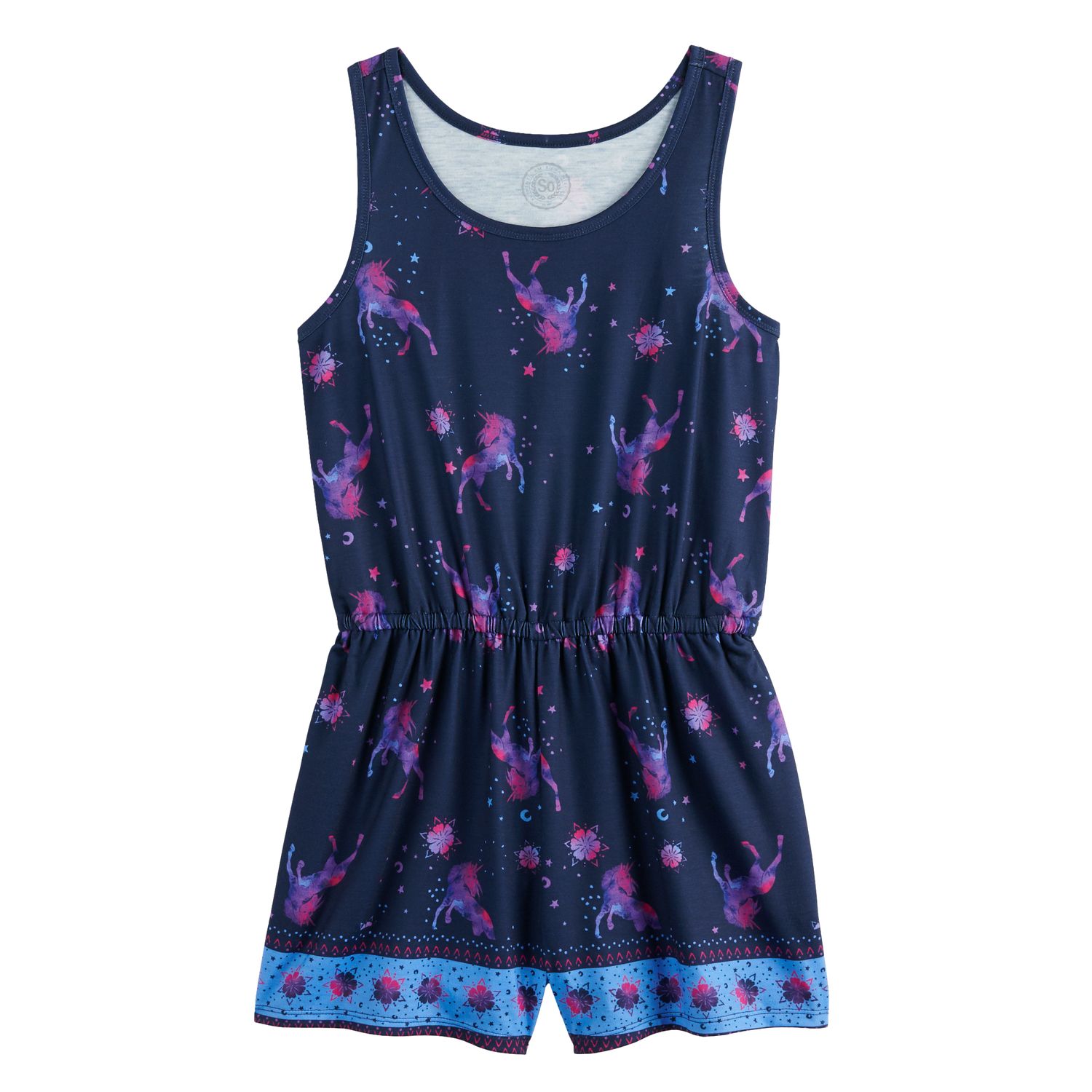 girls unicorn romper