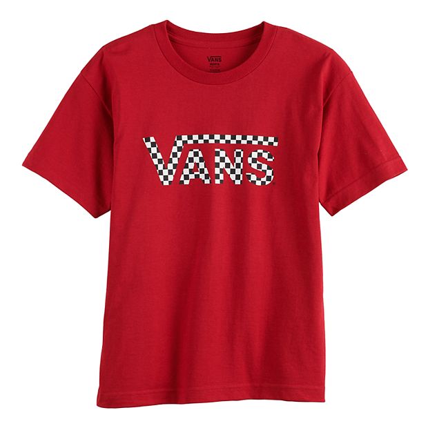 Vans t shirt sale red