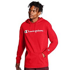 Men's Champion Red Louisville Cardinals High Motor Pullover Sweatshirt Size: Medium