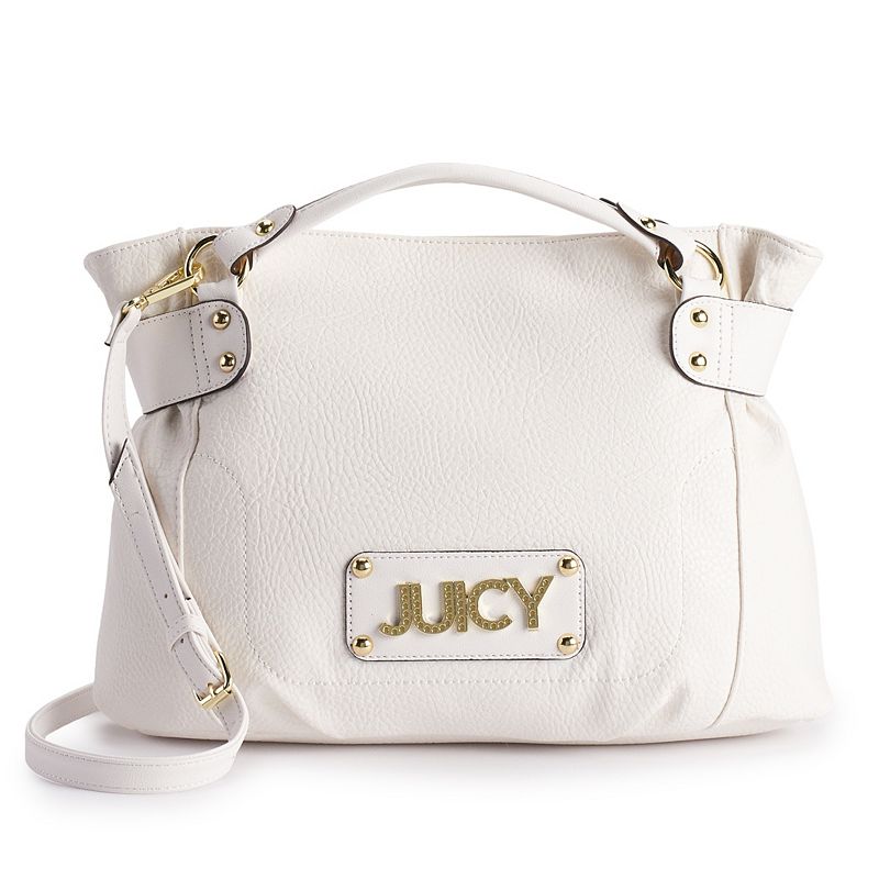 Juicy Couture Wild Card Crossbody Tote Bag, White