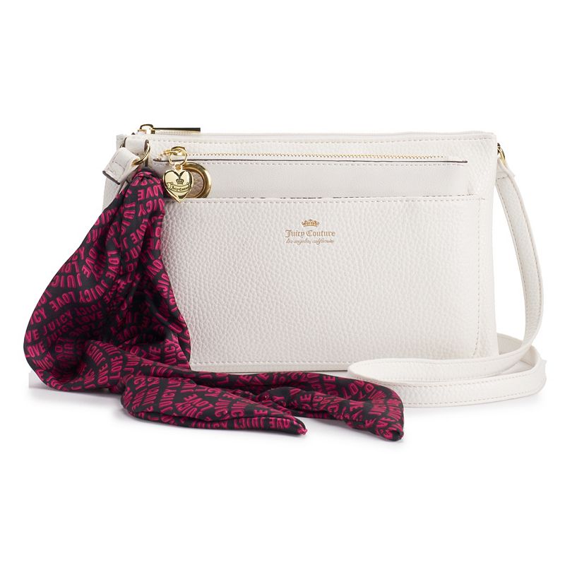 Juicy Couture All Tied Up Crossbody Bag, White