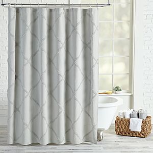Lake Como Fabric Shower Curtain