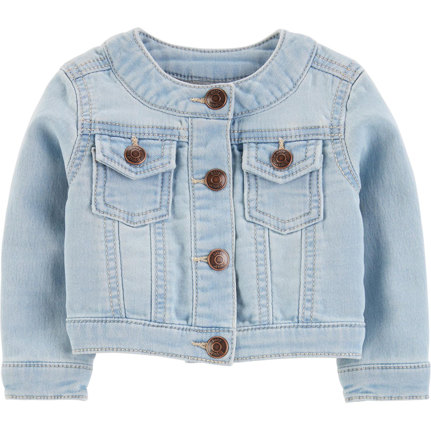 baby girl jean vest