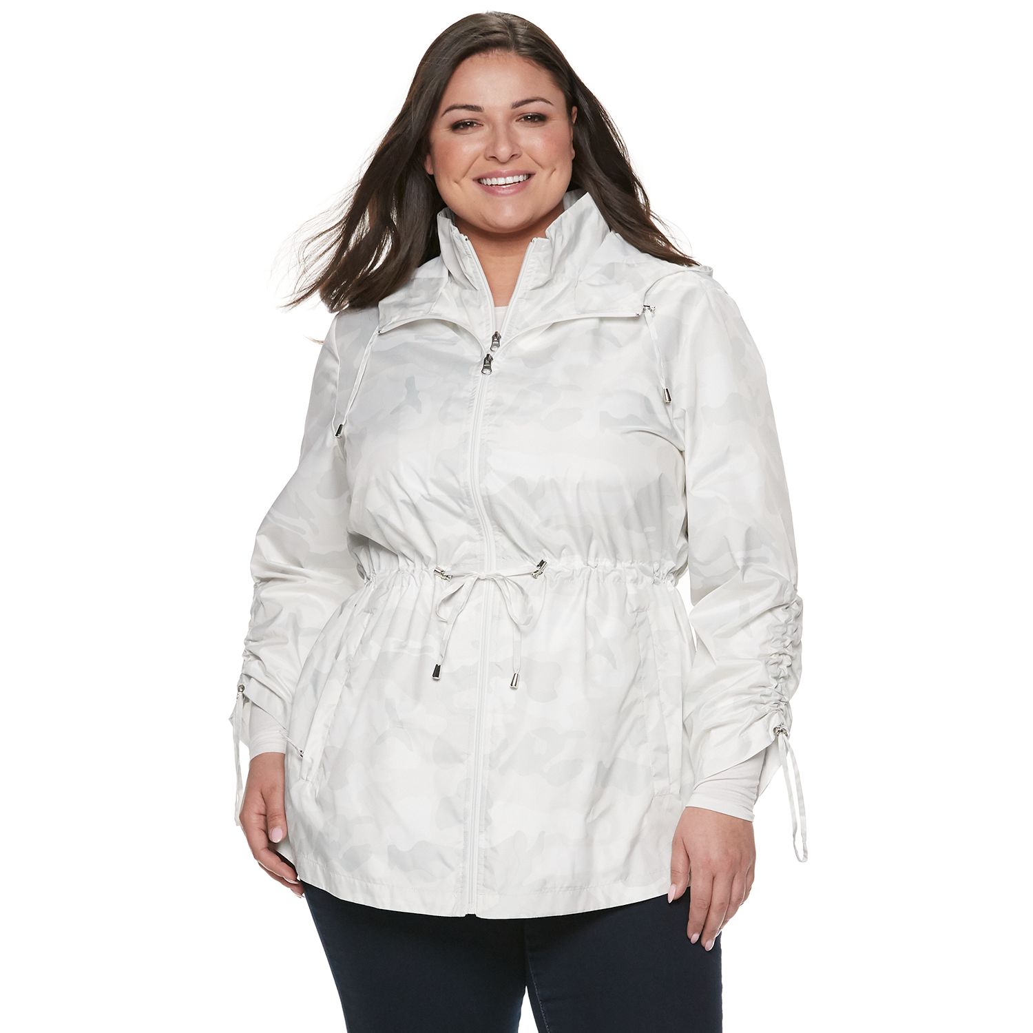 plus size anorak jacket