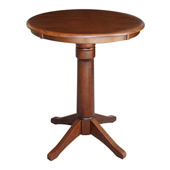 International Concepts Round Top Pedestal Dining Table