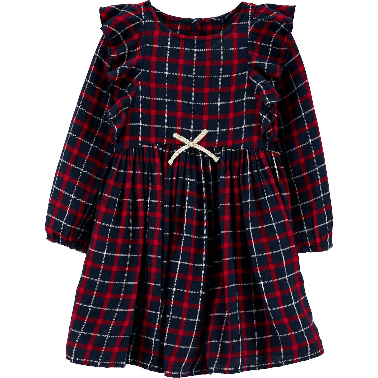 newborn plaid dress