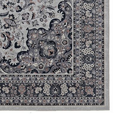 Linon Emerald Medallion Rug