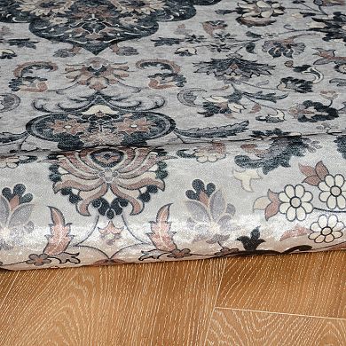 Linon Emerald Medallion Rug