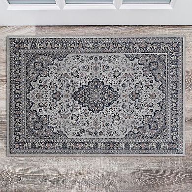 Linon Emerald Medallion Rug