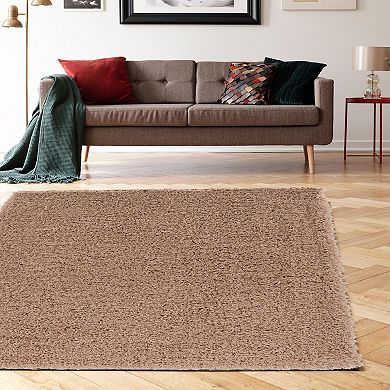 Linon Pastel Shag Rug