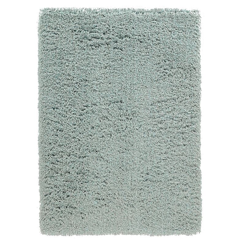 Linon Pastel Shag Rug, Blue, 8X10 Ft