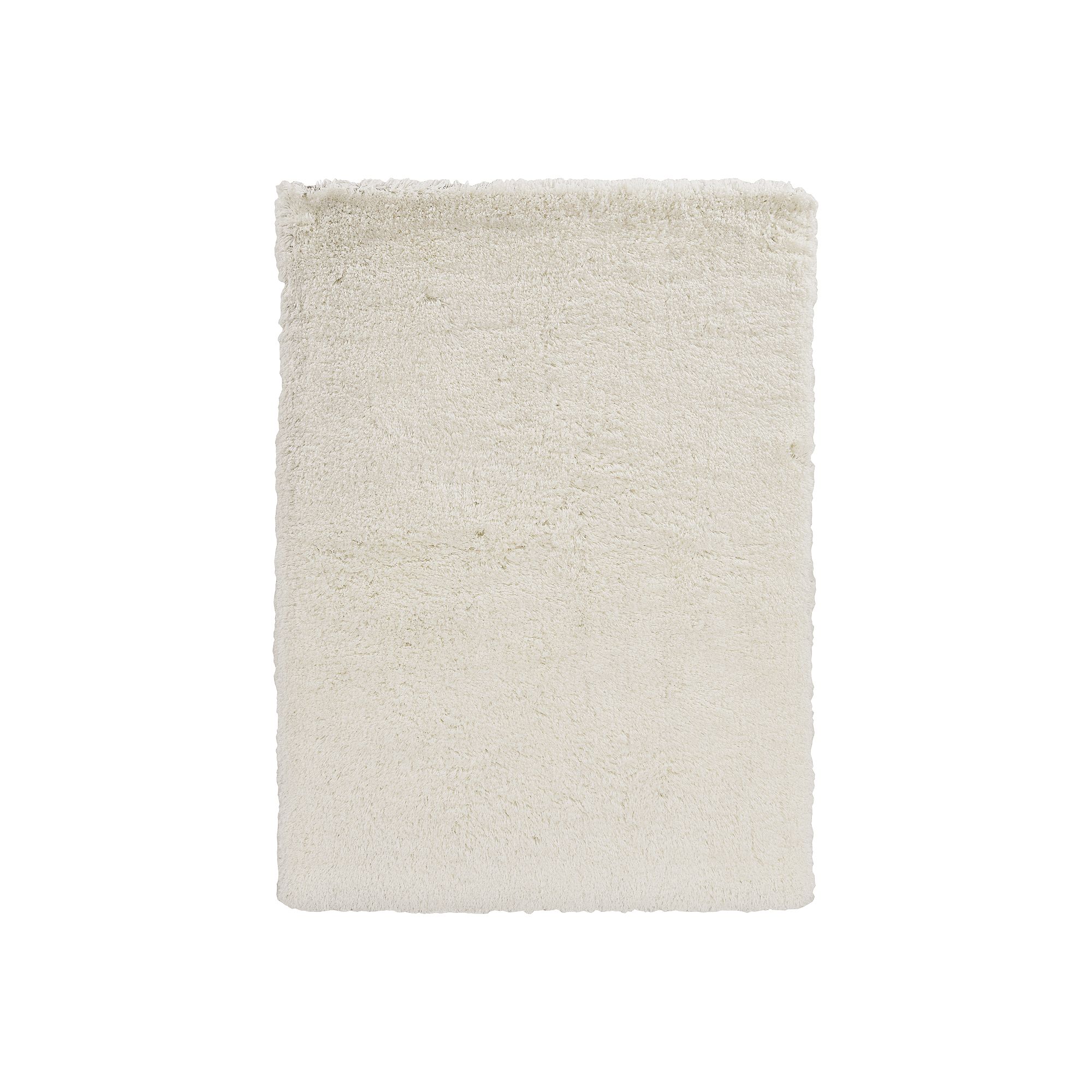 Linon Pastel Shag Rug, White