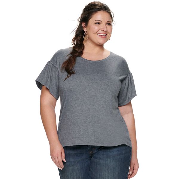 Plus Size EVRI Bell Sleeve Tee