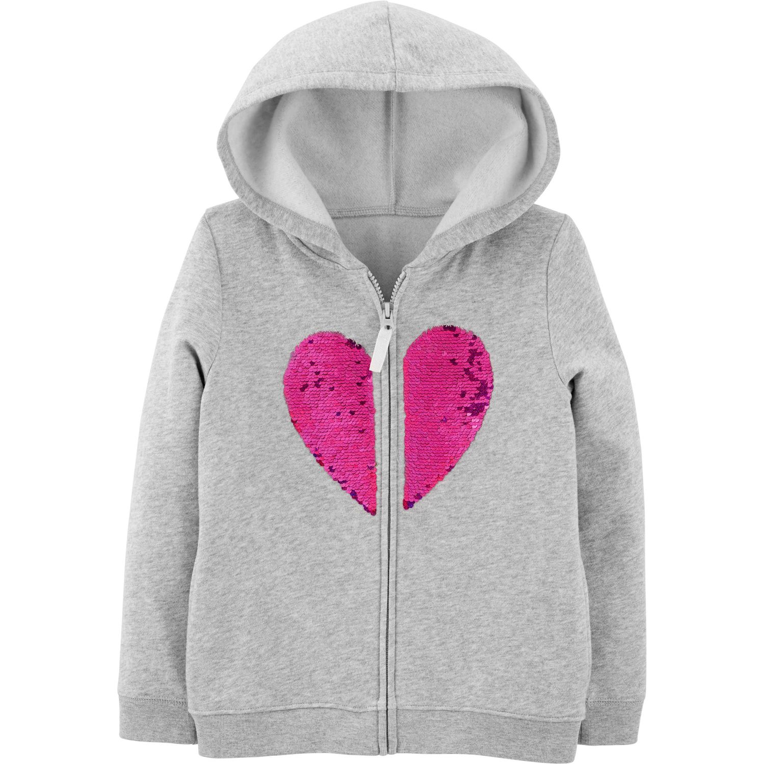 girls zip up fleece