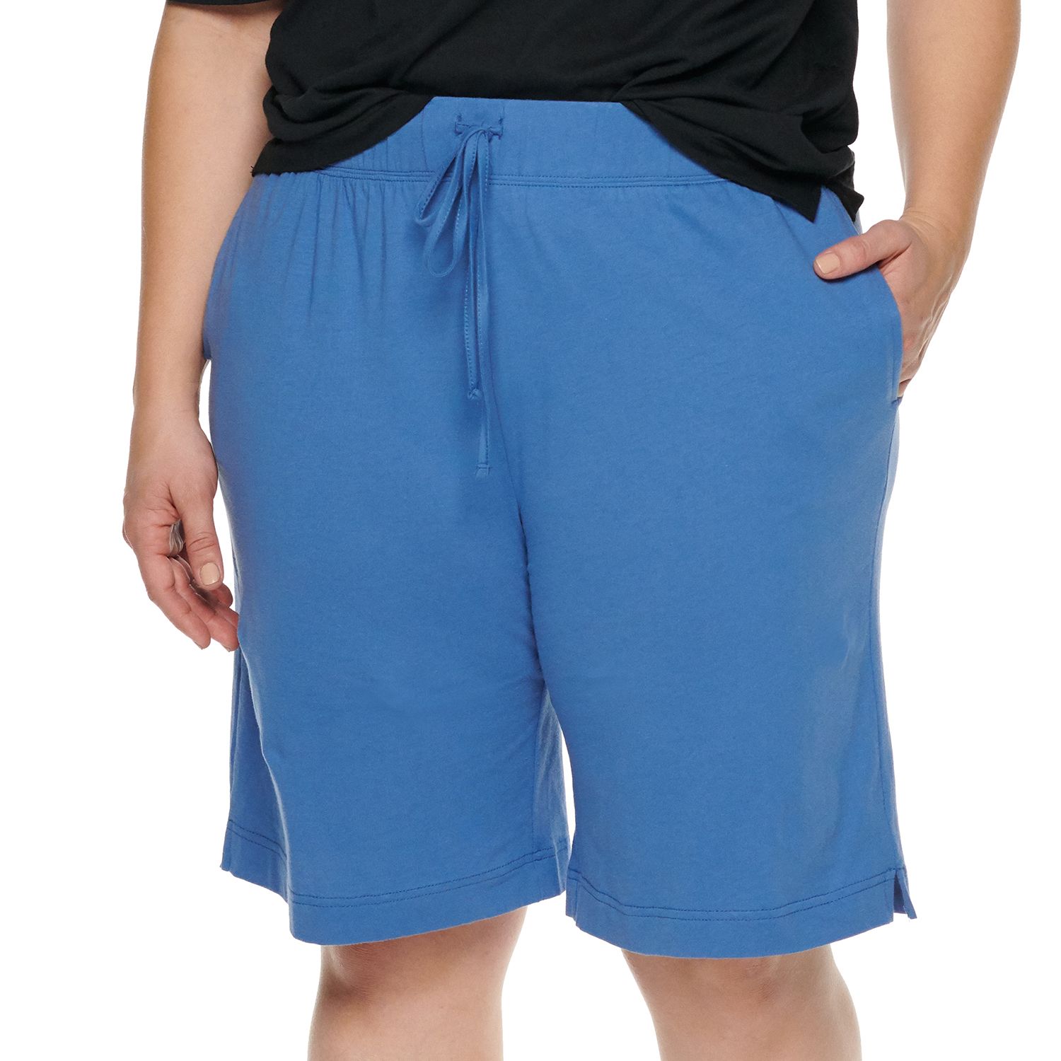 kohls plus size shorts