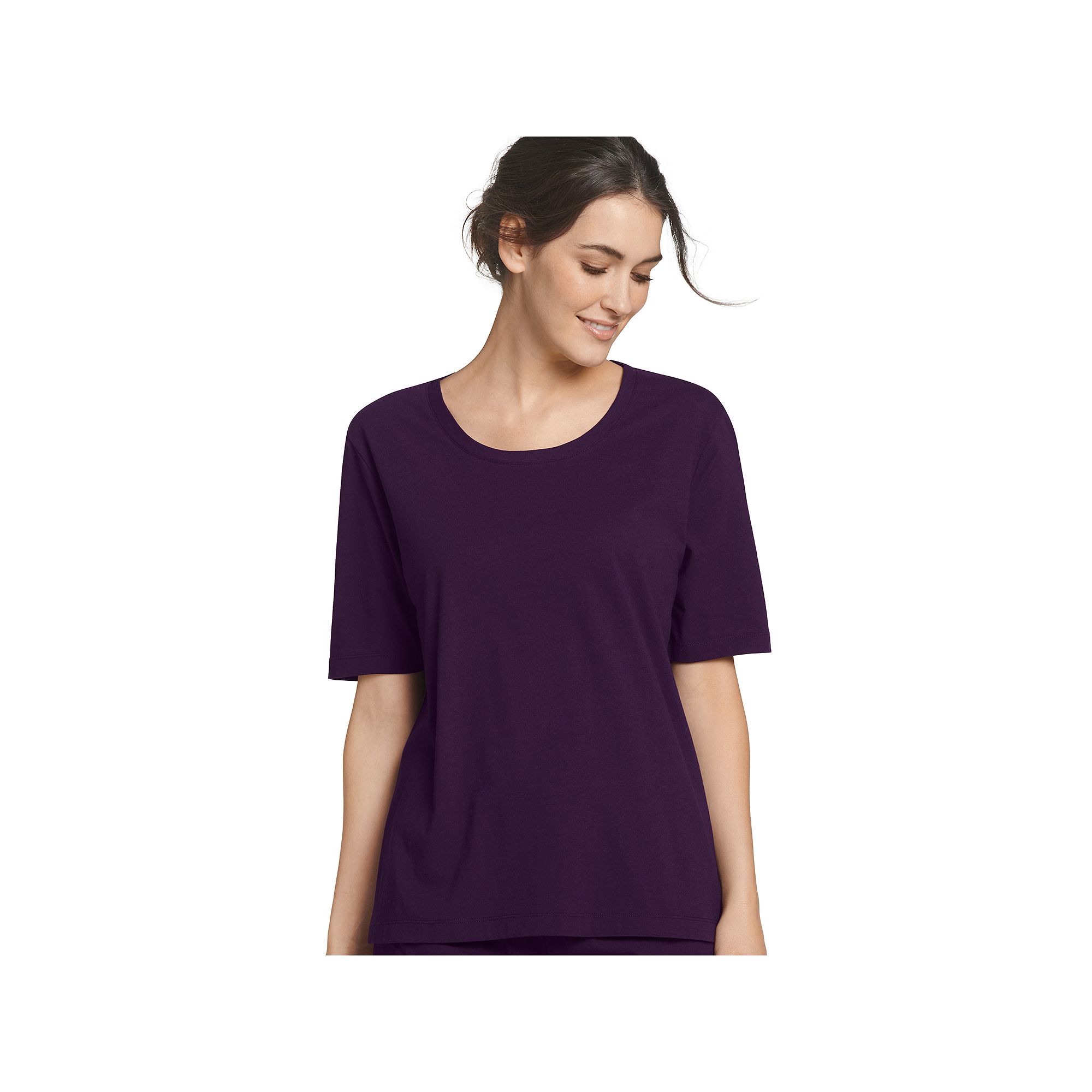 Womens Jockey® Everyday Essentials Pajama Tee, Size: Small, Purple