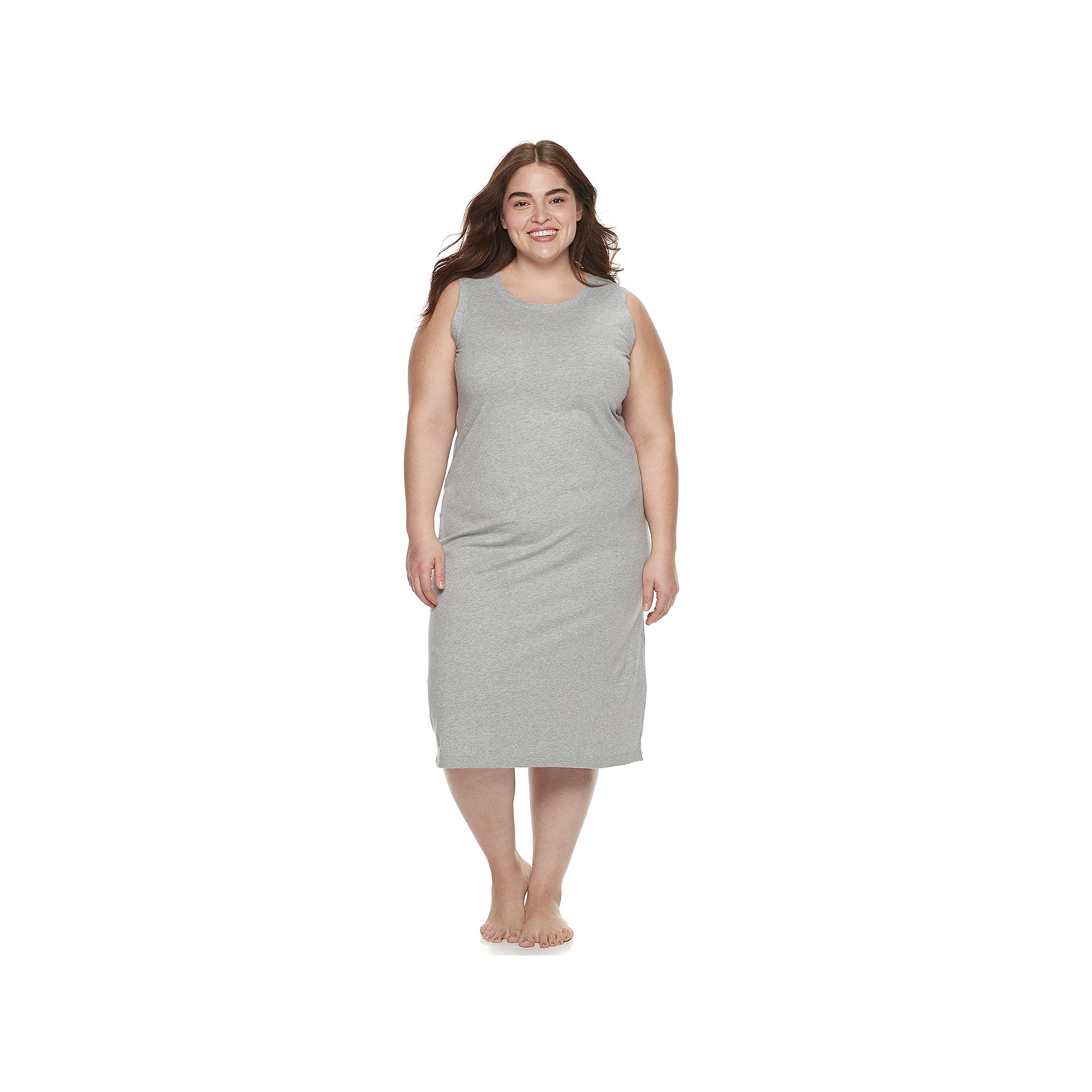 Plus Size Jockey® Everyday Essentials Sleeveless Sleepshirt, Womens, Size