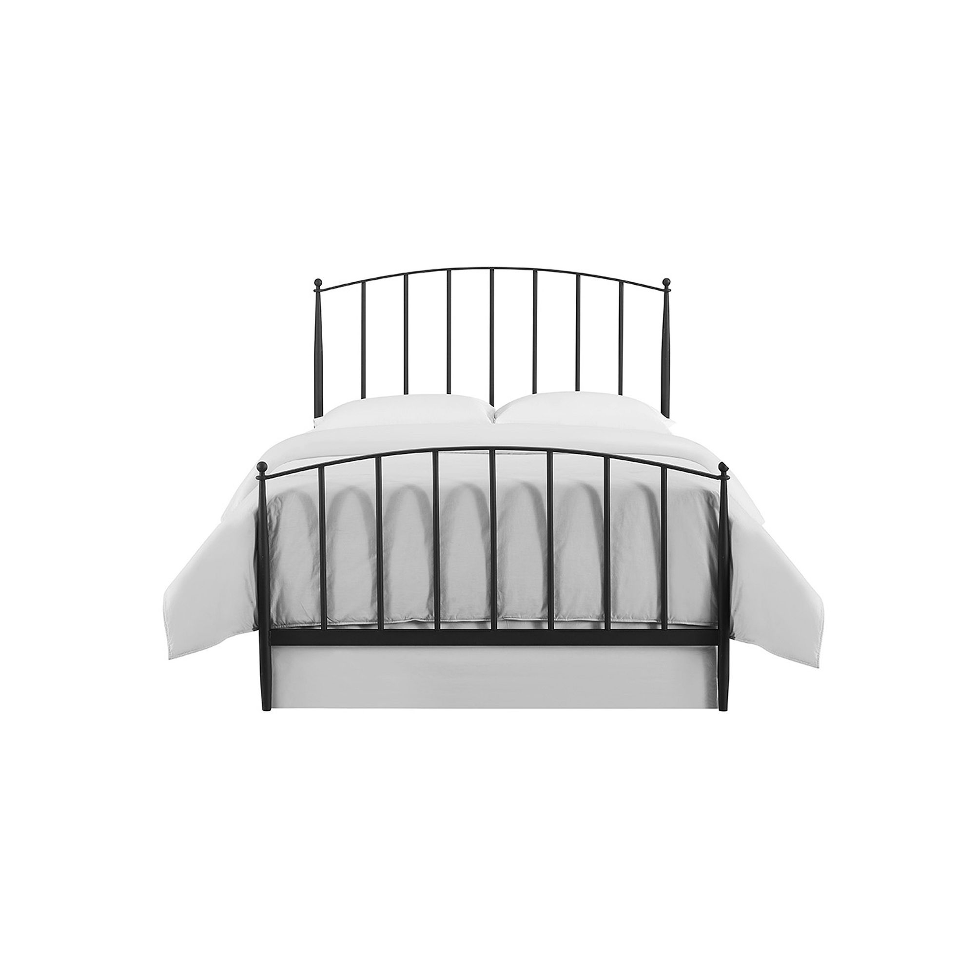 Crosley Whitney Headboard and Footboard, Black
