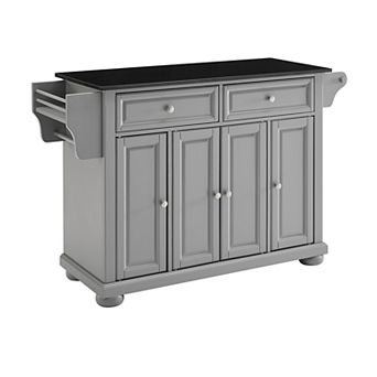 Crosley Alexandria Gray Kitchen Island