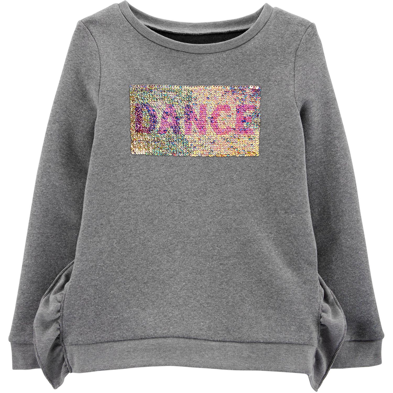 girls flip sequin sweatshirt