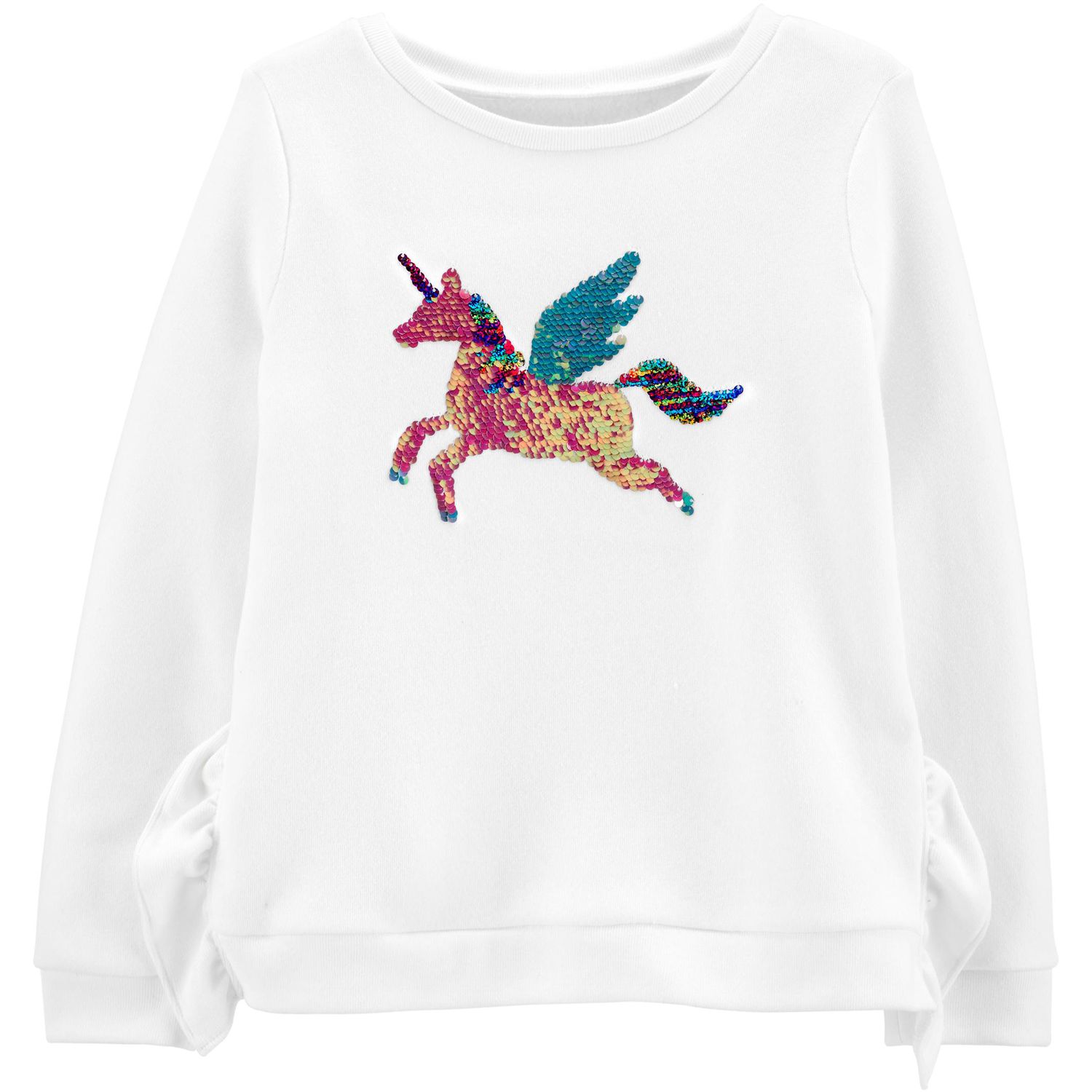 flip sequin sweatshirt