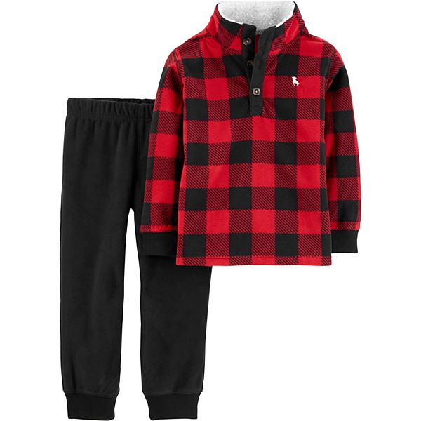 Carter's buffalo best sale plaid pajamas