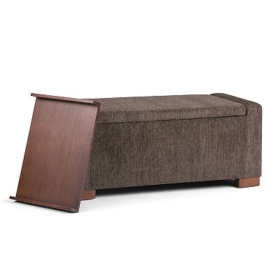 Simpli Home Bretton Lift Top Storage Ottoman