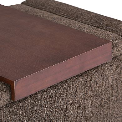 Simpli Home Bretton Lift Top Storage Ottoman