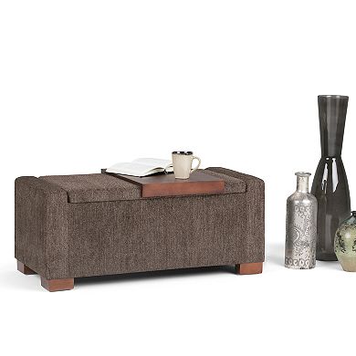 Simpli Home Bretton Lift Top Storage Ottoman