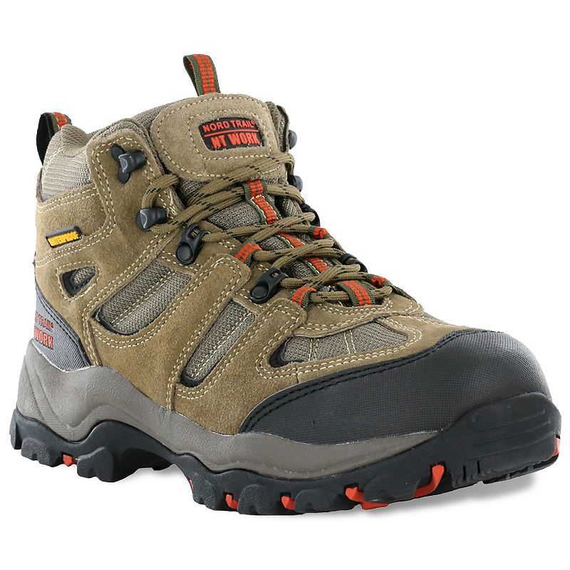 Nord Trail Washington Mens Waterproof Hiking Boots, Size: Medium (7), Brow