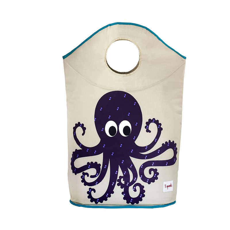 3 Sprouts Octopus Laundry Hamper