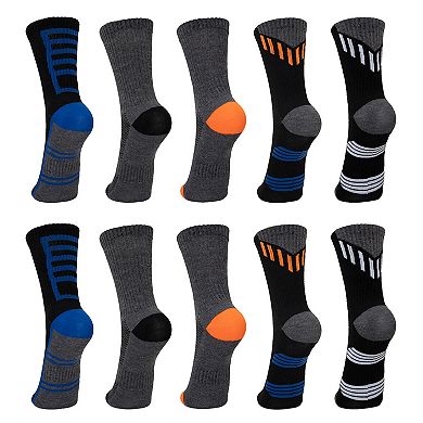 Boys Tek Gear® 10-Pack Performance Crew Socks