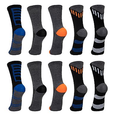 Boys Tek Gear® 10-Pack Performance Crew Socks