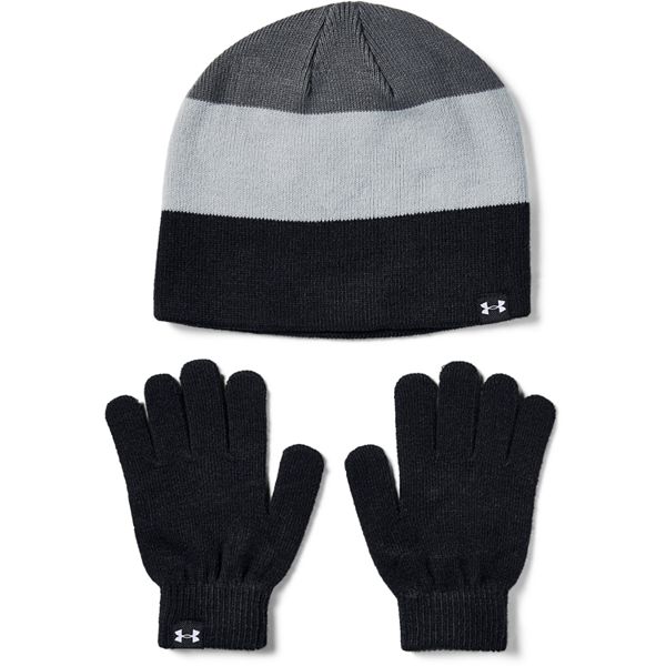 Boys Under Armour Beanie Glove Combo Set - black gloves roblox id